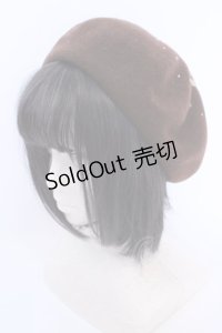 metamorphose / CLフロッキーうさぎベレー  ブラウン O-25-08-14-035-ME-AC-IG-ZT-K004