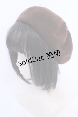 画像1: metamorphose / CLフロッキーうさぎベレー  ブラウン O-25-08-14-035-ME-AC-IG-ZT-K004