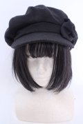 MA*RS / リボンキャスケット  クロ O-25-08-14-036-EL-AC-YM-OS