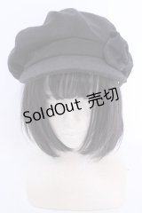 MA*RS / リボンキャスケット  クロ O-25-08-14-036-EL-AC-YM-OS