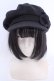 画像1: MA*RS / リボンキャスケット  クロ O-25-08-14-036-EL-AC-YM-OS (1)