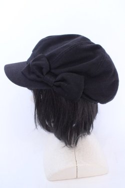 画像2: MA*RS / リボンキャスケット  クロ O-25-08-14-036-EL-AC-YM-OS