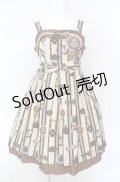 Angelic Pretty / Chocolate Rosetteジャンパースカート  ベージュ O-25-08-16-001-AP-OP-OW-OS