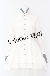 MARBLE / 後ろロングワンピース  アイボリー×クロ O-25-08-16-003-GO-OP-IG-OS