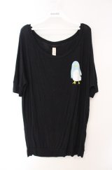 西麻布サーカス団 / カートのTシャツ  ブラック O-25-08-16-033-PU-TO-OW-OS