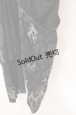 画像2: Sixh / トライバルpt変形ジレ  ブラック×パープル O-25-08-16-035-HN-TO-OW-OS
