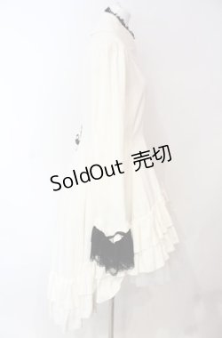 画像3: MARBLE / 後ろロングワンピース  アイボリー×クロ O-25-08-16-003-GO-OP-IG-OS