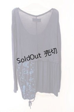 画像2: gouk / 和柄バルーンカットソー  ネイビー O-25-08-16-036-GO-TO-OW-OS