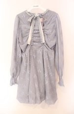 画像1: Swankiss / TS lady lacy O/P　ワンピース F サックス O-25-08-16-043-CA-OP-OW-ZT372 (1)