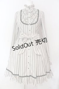Victorian maiden / レジメンタルストライプドレス  シナモン O-25-08-16-004-CL-OP-IG-OS