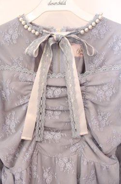 画像2: Swankiss / TS lady lacy O/P　ワンピース F サックス O-25-08-16-043-CA-OP-OW-OS