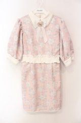 Swankiss / EK J/Q frill O/P　ワンピース F ピンク O-25-08-16-044-CA-OP-OW-OS