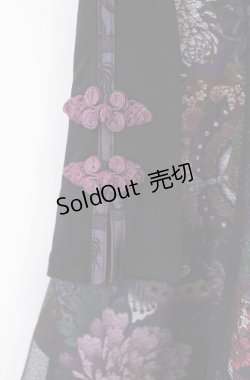 画像3: Qutie Frash / チャイナワンピース  ブラック×パープル O-25-08-16-045-QU-OP-OW-OS