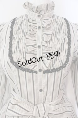 画像2: Victorian maiden / レジメンタルストライプドレス  シナモン O-25-08-16-004-CL-OP-IG-OS