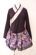 Qutie Frash / 振袖着物ワンピース  パープル O-25-08-16-046-QU-CO-OW-OS