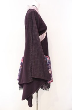 画像3: Qutie Frash / 振袖着物ワンピース  パープル O-25-08-16-046-QU-CO-OW-OS