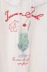 画像2: axes femme / 襟付クリームソーダ柄Tシャツ F アイボリー O-25-08-16-054-AX-TS-OW-OS (2)