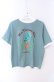 画像1: axes femme / チョコミントプリントTシャツ F グリーン O-25-08-16-055-AX-TO-OW-OS (1)