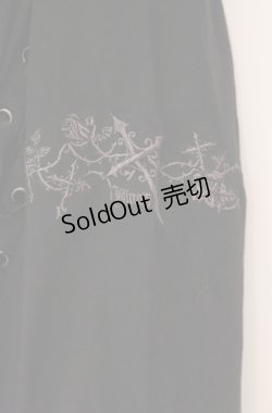 画像2: h.naoto Blood / レースレイヤード燕尾カーディガン  ブラック O-25-08-16-058-HN-TO-OW-OS