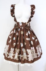 Angelic Pretty / なかよしジンジャークッキースカート  ブラウン O-25-08-16-061-AP-SK-OW-OS