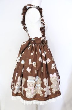 画像4: Angelic Pretty / なかよしジンジャークッキースカート  ブラウン O-25-08-16-061-AP-SK-OW-OS