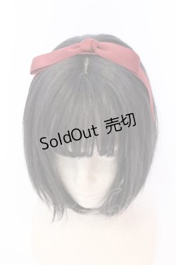画像1: Ank Rouge / ドーリーリボンカチューシャ  ワイン O-25-08-16-1004-CA-AC-OW-ZT488-F006