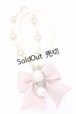画像1: Rojita / リボン付パールブレスレット  ピンク O-25-08-16-1038-LO-AC-OW-OS