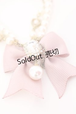 画像2: Rojita / リボン付パールブレスレット  ピンク O-25-08-16-1038-LO-AC-OW-OS