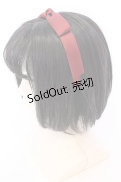 画像2: Ank Rouge / ドーリーリボンカチューシャ  ワイン O-25-08-16-1004-CA-AC-OW-ZT488-F006