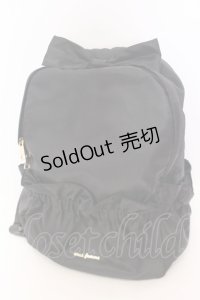 axes femme / ギャザーリボンリュック  クロ O-25-08-16-1042-AX-BG-OW-ZT0819A