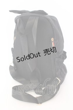 画像3: axes femme / ギャザーリボンリュック  クロ O-25-08-16-1042-AX-BG-OW-ZT0819A