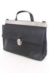 Jean Paul GAULTIER / メタルプレートバッグ  ブラック O-25-08-16-1045-GO-BG-OW-OS