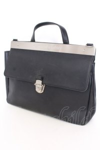 Jean Paul GAULTIER / メタルプレートバッグ  ブラック O-25-08-16-1045-GO-BG-OW-ZT0819A