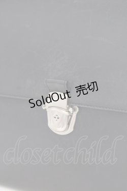 画像2: Jean Paul GAULTIER / メタルプレートバッグ  ブラック O-25-08-16-1045-GO-BG-OW-ZT-K018