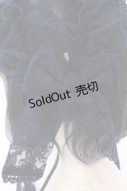 画像3: metamorphose / Fairyフリルヘッドドレス  ネイビー O-25-08-16-1008-ME-AC-OW-OS