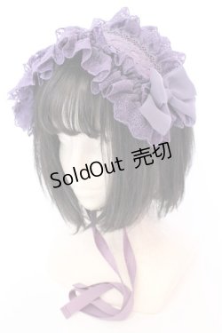 画像1: Vallee lys / Lace Enchantment Headdress  ラベンダー O-25-08-16-1009-GO-AC-OW-OS