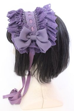 画像2: Vallee lys / Lace Enchantment Headdress  ラベンダー O-25-08-16-1009-GO-AC-OW-OS