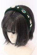 Enchantlic Enchantilly / 宝石箱カチューシャ  グリーン O-25-08-16-1010-LO-AC-OW-OS