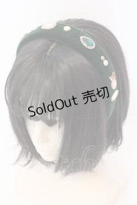 Enchantlic Enchantilly / 宝石箱カチューシャ  グリーン O-25-08-16-1010-LO-AC-OW-OS