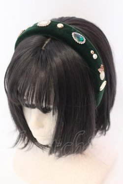 画像1: Enchantlic Enchantilly / 宝石箱カチューシャ  グリーン O-25-08-16-1010-LO-AC-OW-OS