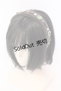 画像1: Enchantlic Enchantilly / 宝石箱カチューシャ  グレー O-25-08-16-1011-LO-AC-IG-OS