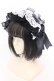 画像1: MorunxMuunaStoik / Libraヘッドドレス  ブラック×ホワイト O-25-08-16-1013-EL-ZA-OW-OS (1)