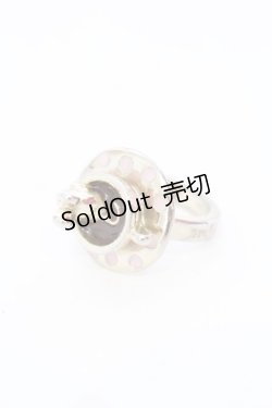 画像1: MILK / ラットティーカップリング 約12号 ゴールド×ピンク O-25-08-16-1015-ML-AC-IG-OS