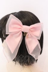 Angelic Pretty / Holyクロスリボンクリップ  ピンク O-25-08-16-1017-AP-AC-IG-OS