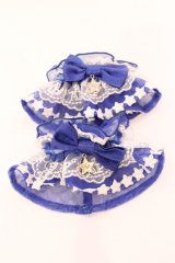 Angelic Pretty / Starryお袖とめ  ブルー O-25-08-16-1022-AP-ZA-IG-OS