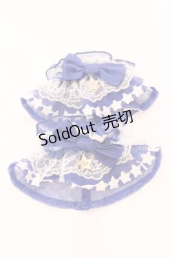 画像1: Angelic Pretty / Starryお袖とめ  ブルー O-25-08-16-1022-AP-ZA-IG-ZT394-F006