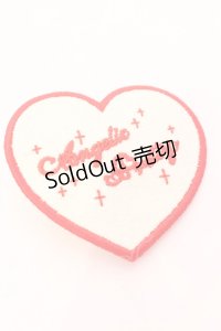 Angelic Pretty / Love Heartラメクリップ  シロ×アカ O-25-08-16-1025-AP-AC-IG-OS