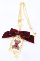 Angelic Pretty / Holiday Collectionネックレス  ワイン O-25-08-16-1029-AP-AC-IG-OS