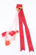 Angelic Pretty / キラキラハートビーズネックレス  アカ×ピンク O-25-08-16-1032-AP-AC-OW-OS
