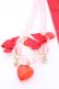 画像2: Angelic Pretty / キラキラハートビーズネックレス  アカ×ピンク O-25-08-16-1032-AP-AC-OW-OS (2)